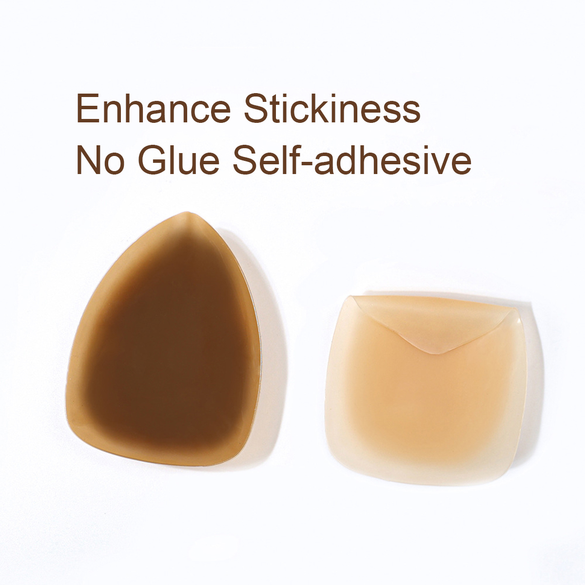 Silicone Bra Adhesive - Yeniden Kullanılabilir Yapışkansız Üçgen Göğüs Ucu