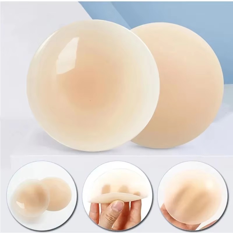 Silicone Bra Adhesive - 1 Çift Yeniden Kullanılabilir Göğüs Yaprakları