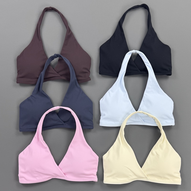 Sports Bra High Impact - Kadınlar İçin Sporcu Sütyeni, Halter Yaka,