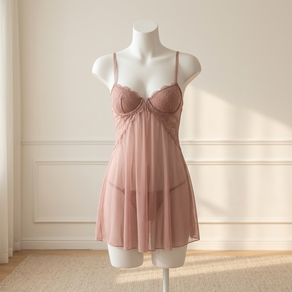 Kadın Dantelli Babydoll İç Giy - Babydoll Chemise Night incelemesi ve fiyatı