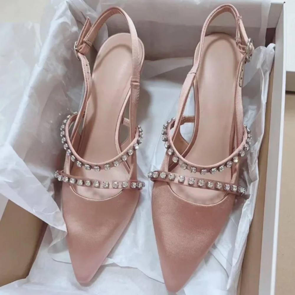 Moda Kadın Sandaletleri Pembe  - Slip Dress Satin incelemesi ve fiyatı